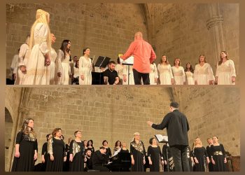 Bellapais Manastırı’nda müzik ziyafeti: Korolar büyüledi