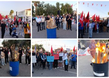 Eylem ateşi İskele’de yandı
