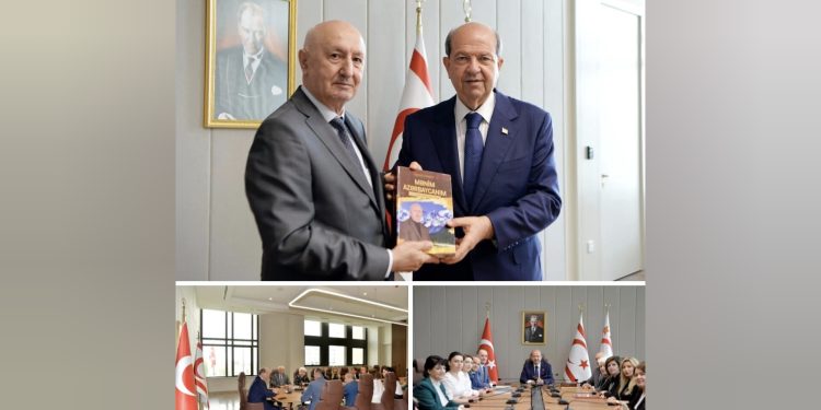 Cumhurbaşkanı Tatar Azerbaycan’dan bir heyeti kabul etti