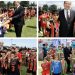 Cumhurbaşkanı  Tatar, 2. Merit İlkokullararası Futbol Şenliği’ne katılan öğrencilere kupa ve madalyalarını takdim etti
