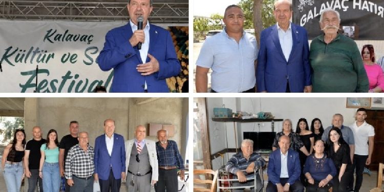 Cumhurbaşkanı Ersin Tatar, Kalavaç Kültür ve Sanat Festivali’ne katıldı