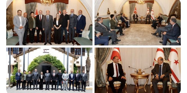 Cumhurbaşkanı Tatar, Dış Basın Birliği yeni yönetimini kabul etti:“Başpiskoposun nefret dili içeren ‘Türk işgaline son’ söylemleri, iki halk arasında ortak zeminin olmadığını bir kez daha gösteriyor”