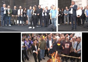 Girne’de eylem ateşi yandı