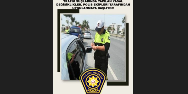 Trafik suçlarında yapılan yasal değişiklikler, gece yarısından itibaren polis ekipleri tarafından uygulanmaya başlıyor