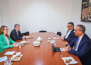 CTP Genel Başkanı Erhürman Avrupa Komisyonu yetkilisi Bertezzolo ile görüştü