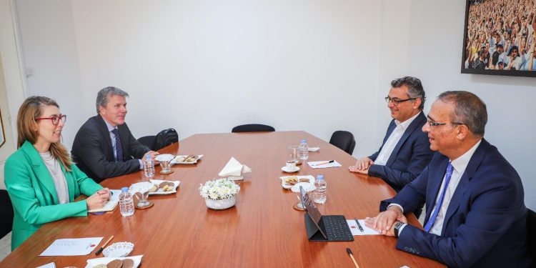 CTP Genel Başkanı Erhürman Avrupa Komisyonu yetkilisi Bertezzolo ile görüştü