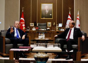 Erdoğan ve Tatar, Cumhurbaşkanlığı’nda bir araya geldi