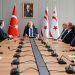 Cumhurbaşkanı Tatar, Kıbrıs Türk Ticaret Odası Başkanı Deniz ve heyetini kabul etti