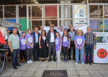 CTP’li kadınlar hem dayanışma gösterdi hem imza topladı