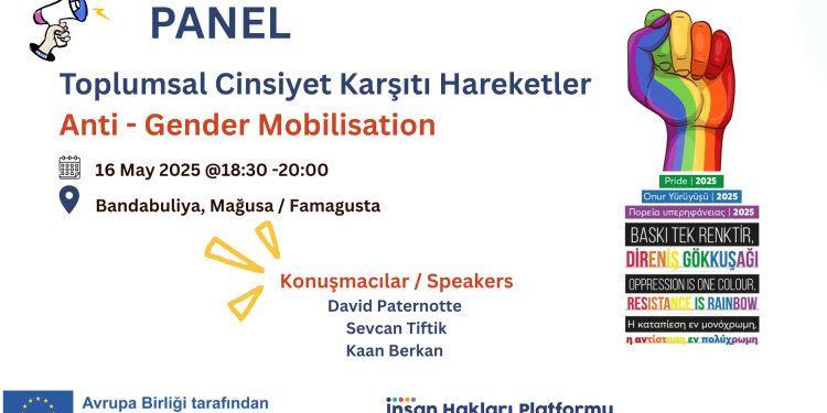 İnsan Hakları Platformu, “Toplumsal Cinsiyet Karşıtı Hareketler” paneli düzenliyor