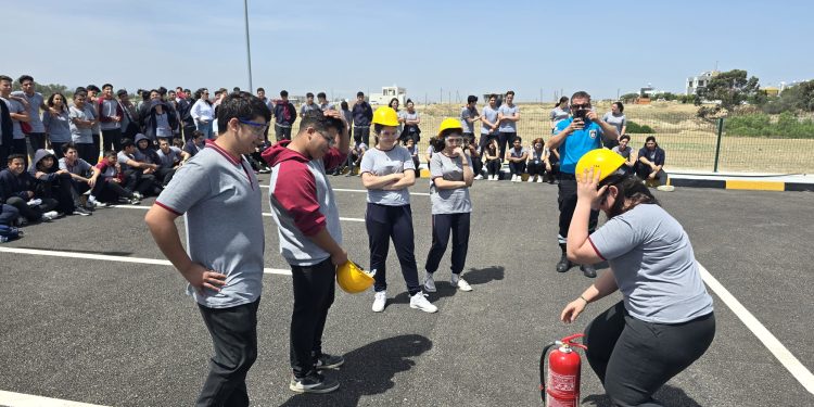 Rauf Raif Denktaş Meslek Lisesi’nde “Afete Hazır Okul Eğitimi” yapıldı