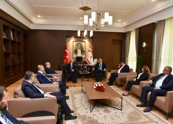Meclis Başkanı Öztürkler, Mehmet Şimşek’i kabul etti