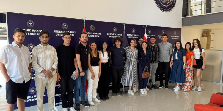 AKÜ Sivil Havacılık Bölümü öğrencileri Lefkoşa Ercan Havalimanı’nı ziyaret etti
