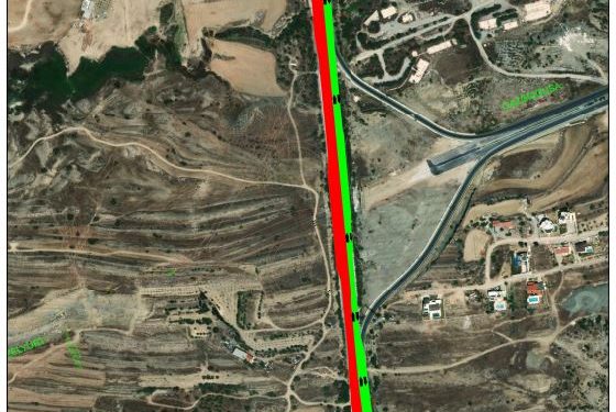 Lefkoşa – Girne ana yolunda çalışma nedeniyle trafik tek şeritten veriliyor