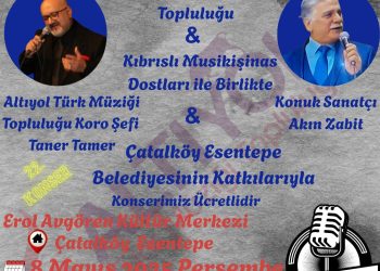 Altıyol Türk Müziği Topluluğu ve Kıbrıslı Musikişinas Dostları Çatalköy’de sahne alacak