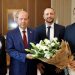 Cumhurbaşkanı Tatar, Borusan Oto Kıbrıs Genel Müdürü Mehmed ve beraberindeki heyeti kabul etti