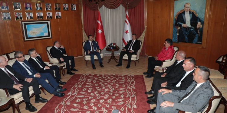 Başbakan Üstel, Bakan Kacır’ı kabul etti: ‘Kardeşlik bağlarımız bir kez daha tescil edildi’