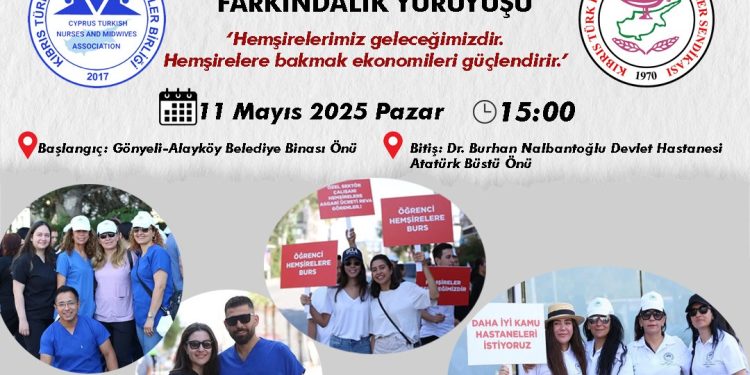 Hemşireler ve Ebeler Birliği, pazar günü hemşireler günü yürüyüşü düzenleyecek