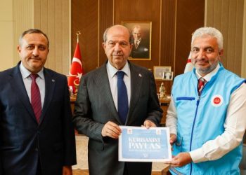 Tatar KKTC Din İşleri Başkanı Moral ve TC Lefkoşa Büyükelçiliği Din Müşaviri Vekili  Doğanalp’i kabul etti