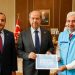 Tatar KKTC Din İşleri Başkanı Moral ve TC Lefkoşa Büyükelçiliği Din Müşaviri Vekili Doğanalp’i kabul etti