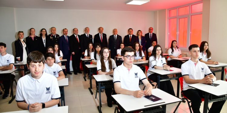 Cumhurbaşkanı Tatar, Girne Koleji Trabzon Kampüsü’nün açılışını gerçekleştirdi