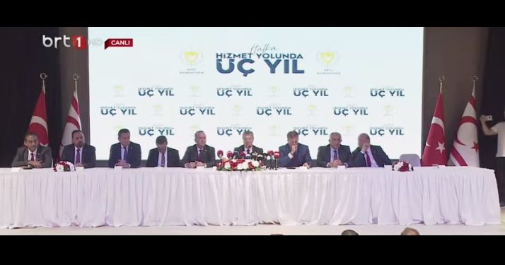 “Halka Hizmet Yolunda Üç Yıl” basın toplantısı başladı