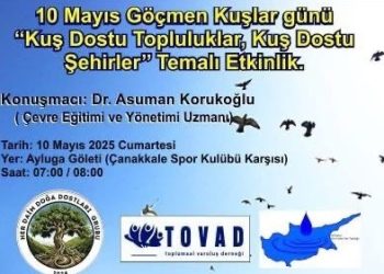 Her Daim Doğa Dostları tarafından Dünya Göçmen Kuşlar Günü etkinliği düzenleniyor