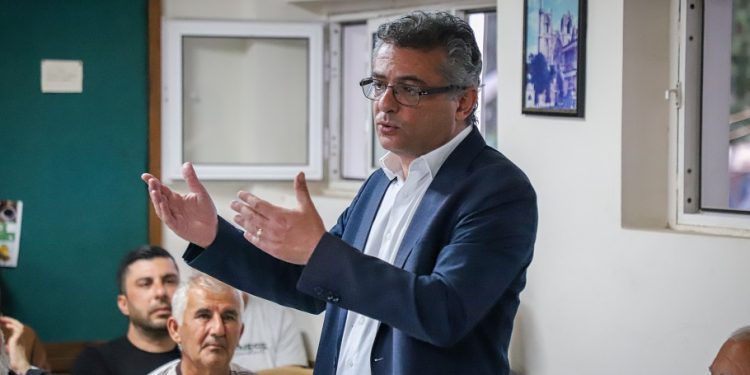 CTP Genel Başkanı Erhürman Gazimağusa’da kitle toplantısına katıldı