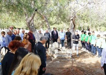 Aziz Fedai için ölüm yıldönümünde Lefke’deki kabri başında tören düzenlendi