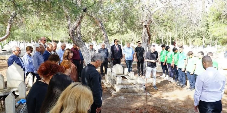 Aziz Fedai için ölüm yıldönümünde Lefke’deki kabri başında tören düzenlendi
