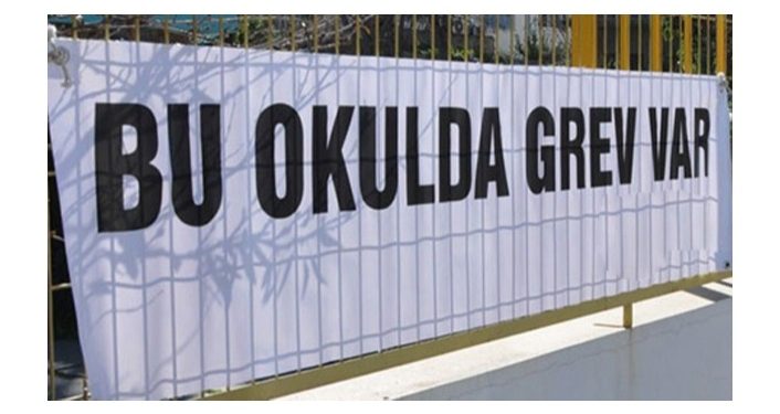Yarın 4 okulda  grev olacak