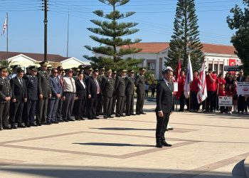 Atatürk’ü Anma Gençlik ve Spor Bayramı Güzelyurt’ta  düzenlenen törenle kutlandı