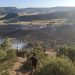 Avtepe-Kuruova arasındaki yangında  400 dönüm arazi zarar gördü