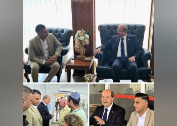 Cumhurbaşkanı  Tatar, Lapta Alsancak Çamlıbel Belediyesi’ni ziyaret etti
