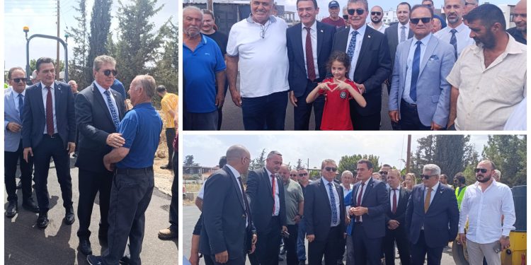 Başbakan Üstel, Dipkarpaz-Manastır yolundaki çalışmaları yerinde inceledi