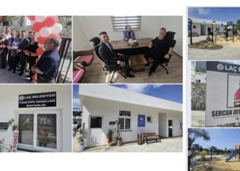 Lapta Tınaztepe Muhtarlık Binası, Genç Lapta Avcılık ve Atıcılık Derneği Binası ve Sercan Aydındağ Parkı  düzenlenen törenle Başbakan  tarafından açıldı