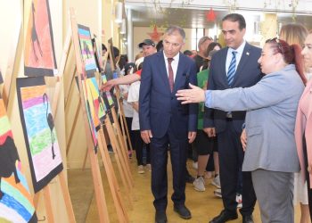 Özel gereksinimli gençlerin eserlerinden oluşan sergi Gazimağusa’da açıldı