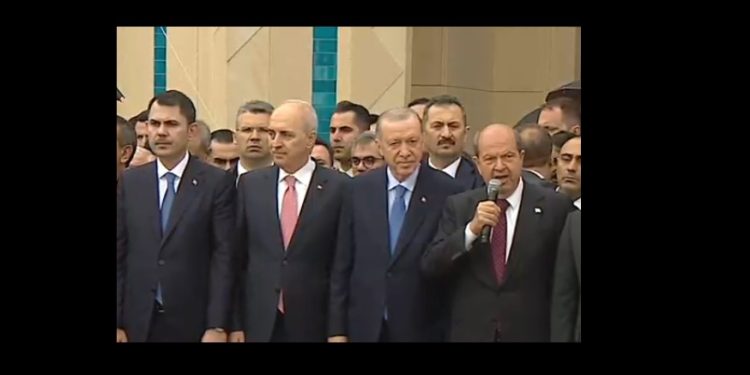 Cumhurbaşkanı Tatar: Bağımsızlığımızın simgesi asırlar boyu yeni yerleşkede duracaktır