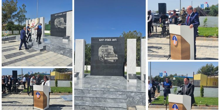 Kayıp Otobüs Şehitleri anıldı… Cumhurbaşkanı Tatar: İki devletli yoldan dönüş yok, federasyon masalı şehitlere ihanettir