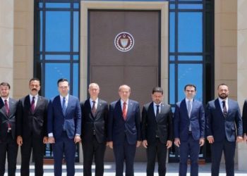 Cumhurbaşkanı Tatar, UBP Gençlik Kolları, AK Parti Gençlik Kolları ile Yeni Azerbaycan Partisi Gençlik Kolları heyetlerini kabul etti