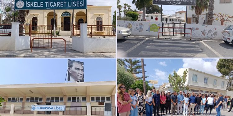 Disiplin Tüzüğü’ne karşı İskele’de üç okulda grev yapıldı