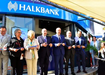 Halkbank KKTC Ülke Müdürlüğü’nün yeni hizmet binası açıldı
