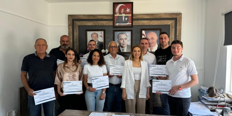 İş Sağlığı ve Güvenliği İnşaat Uzmanlık Sertifikaları düzenlenen törenle verildi