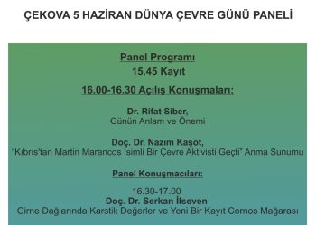 Çevre Koruma Vakfı, 5 Haziran Dünya Çevre Günü dolayısıyla panel düzenliyor