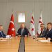 Cumhurbaşkanı Tatar, Meclis’te temsil edilen siyasi parti başkanlarıyla görüşüyor