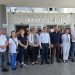 KTHES, Tıp-İş, KTAMS ve KTHEB Dr. Burhan Nalbantoğlu Devlet Hastanesi önünde açıklama yaptı