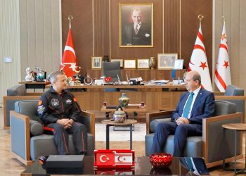 Cumhurbaşkanı Tatar, Türkiye’nin ilk astronotu Alper Gezeravcı’yı kabul etti