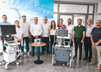 Ülker Lefkoşa Maratonu’nden elde edilen gelirle alınan cihazlar Onkoloji Servisi’ne teslim edildi