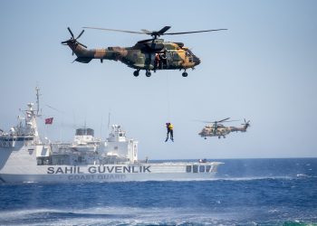Şehit Teğmen Caner Gönyeli Arama Kurtarma Davet Tatbikatı’nın deniz safhası icra edildi