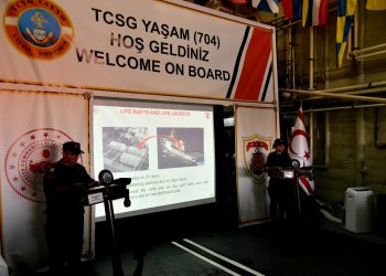 Şehit Teğmen Caner Gönyeli Arama Kurtarma Davet Tatbikatı’nın deniz safhası yapılıyor